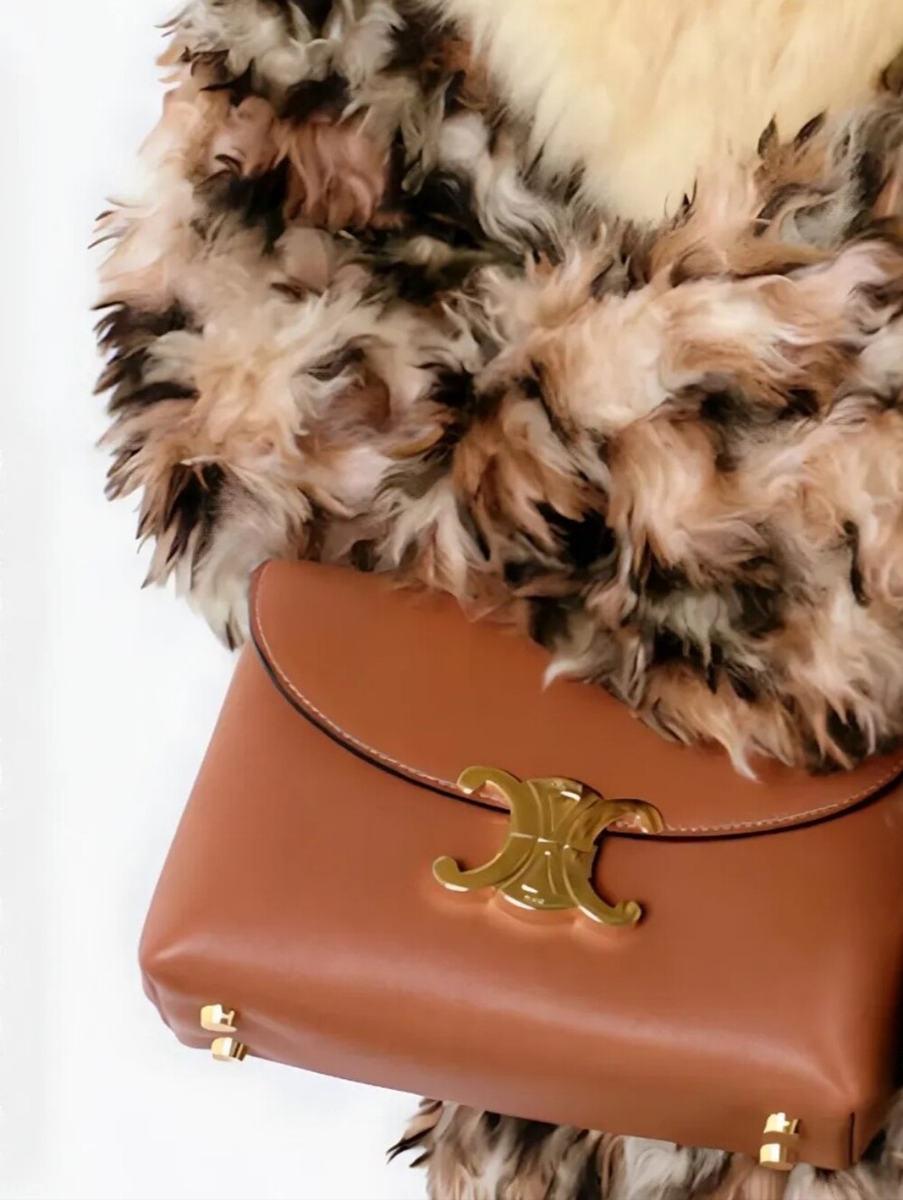 New Celine Supple Calfskin Medium Nino Bronze Authenticated BROWN Tan MSRP $3950 - Picture 2 of 16